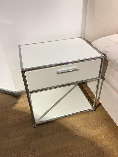 Nachtkommode, 1 Schublade, 60,2 x 61,6 x 43,2 cm