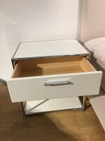 Nachtkommode, 1 Schublade, 60,2 x 61,6 x 43,2 cm