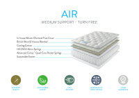 SOMNUS Matratze AIR - 90x200 cm medium