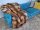 Echtfellplaid schweizer Rotfuchs, natur, 140x200 cm