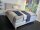 Somnar Bett 180x210 cm Kopfteil Diamant sand (ohne Topper)