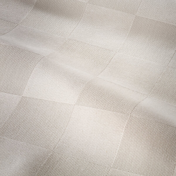 Hästens - Betthousse 180x220x52 cm, pearl beige check/weißer Keder