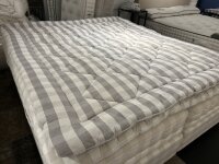 Hästens - AU Topper BJ 180x205 cm, taupe check